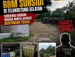 Diduga Gudang Penimbunan BBM Subsidi di Telukbetung Selatan Dibekingi Oknum TNI AL Berinisial Dadang, Warga Minta Aparat Serta POMAL Bertindak Tegas