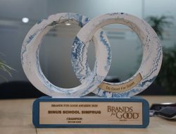 Raih Gelar Champion di Brands for Good Award, BINUS SCHOOL Simprug Jadi yang Terbaik untuk Kategori Pendidikan Berdampak