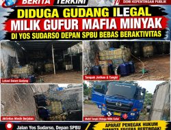 Diduga Gudang Ilegal Milik Gufur Mafia Minyak Bersubsidi Berlokasi Di Yos Sudarso Didepan SPBU Bebas Beraktivitas
