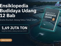 Target 1,69 Juta Ton Udang 2029: FisTx Bagikan Ensiklopedia Budidaya 12 Bab Gratis untuk Petambak